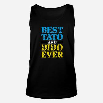 Best Tato And Dido Ever Ukrainian Flag Fathers Day Proud Dad Premium Unisex Tank Top - Seseable