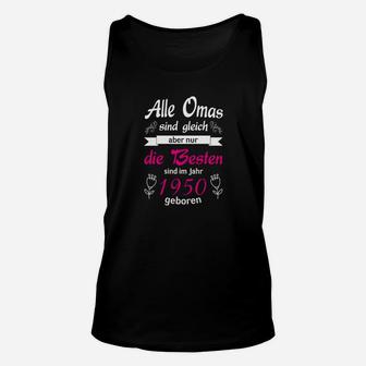 Beste Omas 1950 Geburtstags-Unisex TankTop, Personalisiertes Geschenk - Seseable