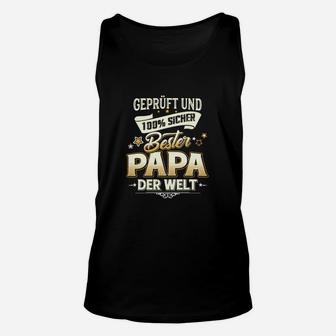 Bester Papa der Welt Unisex TankTop, Geprüft & Sicher, Herrenmode - Seseable