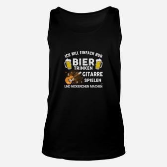 Bier Trinken Gitarre Spielen TankTop - Seseable