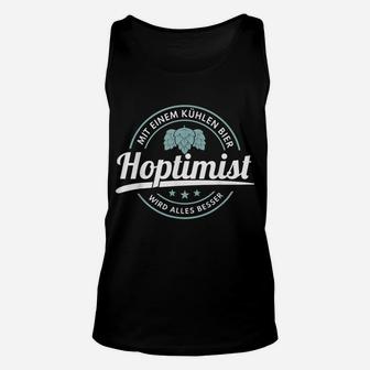 Biertrinker Bier Hoptimist Alkoho TankTop - Seseable