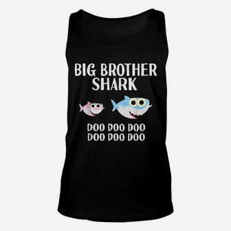 Big Brother Shark Doo Doo Shirt For Boys Toddler Kids Gift Unisex Tank Top - Seseable