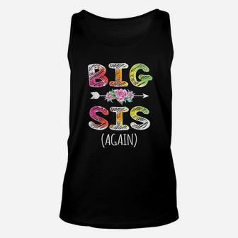 Big Sister 2021 For Girls Kids Toddlers Big Sis Again Unisex Tank Top | Seseable UK