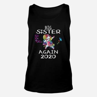 Big Sister Again 2020 Funny Unicorn Sister Unisex Tank Top | Seseable UK