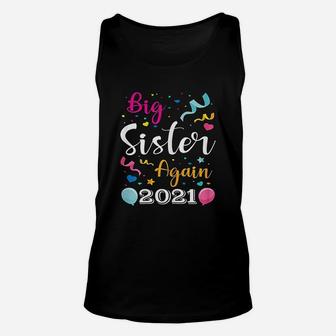 Big Sister Again 2021, sister presents Unisex Tank Top | Seseable UK