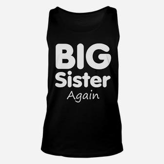 Big Sister Again birthday Unisex Tank Top | Seseable UK