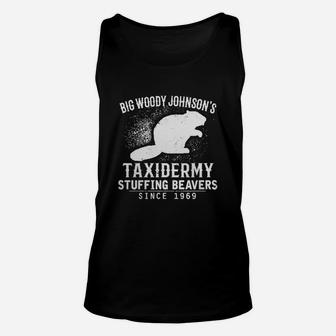 Big Woody Johnson's Stuffing Beavers T-shirt Unisex Tank Top - Seseable