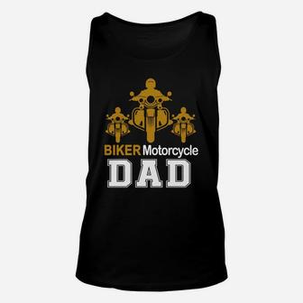 Biker Dad T-shirt Unisex Tank Top - Seseable