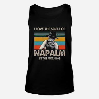 Bill Kilgore I Love The Smell Of Napalm In The Morning Vintage Unisex Tank Top - Seseable