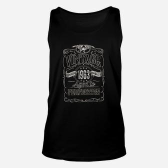 Birthday Gift Vintage 1963 Aged To Perfection Unisex Tank Top - Seseable