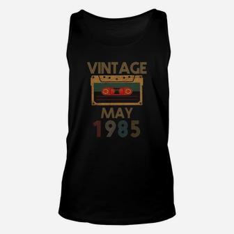 Birthday Vintage May 1985 Unisex Tank Top - Seseable