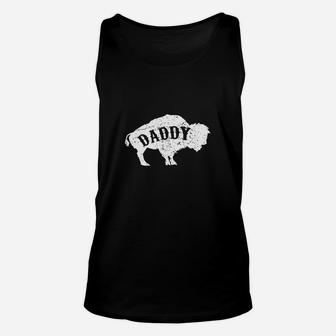 Bison Buffalo Daddy Funny Gift Unisex Tank Top - Seseable