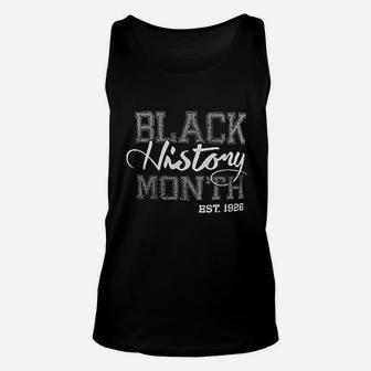Black History Month Est 1926 Freedom Civil Rights Unisex Tank Top - Seseable