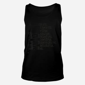 Black History Month I Am Black Educated Woman Unisex Tank Top - Seseable