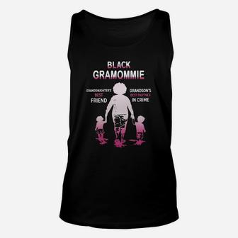Black Month History Black Gramommie Grandchildren Best Friend Family Love Gift Unisex Tank Top - Seseable