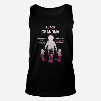 Black Month History Black Grandma Grandchildren Best Friend Family Love Gift Unisex Tank Top - Seseable