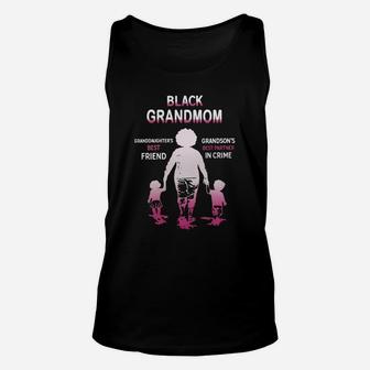 Black Month History Black Grandmom Grandchildren Best Friend Family Love Gift Unisex Tank Top - Seseable
