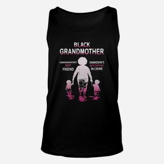 Black Month History Black Grandmother Grandchildren Best Friend Family Love Gift Unisex Tank Top - Seseable