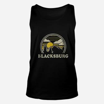 Blacksburg Virginia Vintage Hiking Mountains Unisex Tank Top - Seseable