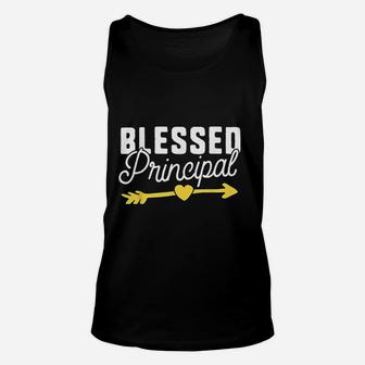 Blessed Principal Appreciation Gift Teacher Assistant Gift Unisex Tank Top - Seseable