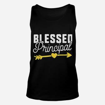 Blessed Principal Appreciation Gift Teacher Assistant Unisex Tank Top - Seseable