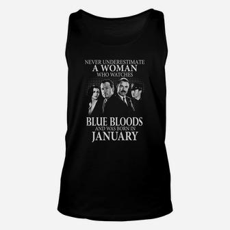 Blue Bloods January Nu Month Film Unisex Tank Top - Seseable