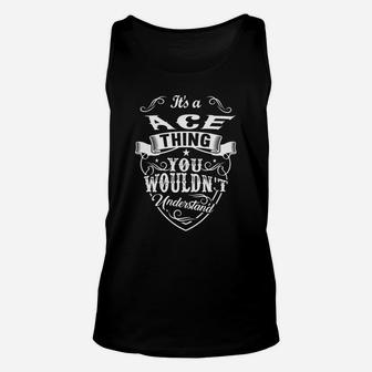Bns3142-ace Thing Head Unisex Tank Top - Seseable