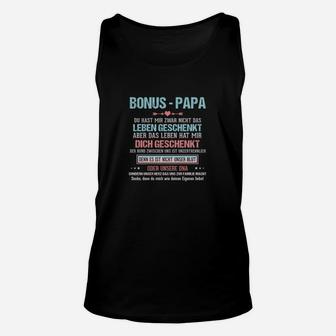 Bonus-Papa Dankbarkeit Herren Unisex TankTop, Liebesgeständnis Design - Seseable