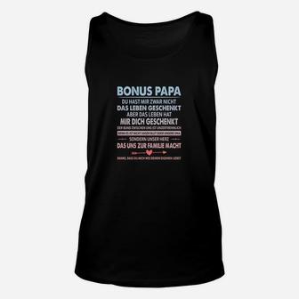 Bonus Papa Dankeschön Unisex TankTop, Liebevolle Botschaft - Seseable