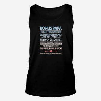 Bonus Papa Unisex TankTop, Lustiges Stiefvater-Design - Seseable