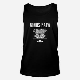 Bonus Papa Stiefvater Leben Besser Unisex TankTop - Seseable