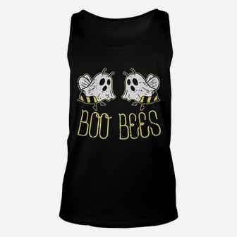 Boo Bees Funny Halloween Matching Couple Costume For Her Unisex Tank Top - Seseable