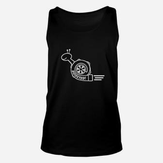Boosted Turbo Charger Graphic Snail Unisex Tank Top - Seseable