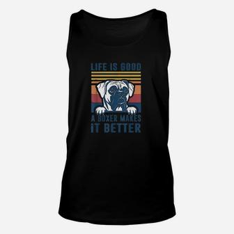 Boxer Dog Gifts Boxer Dog Dad Mom Unisex Tank Top - Seseable