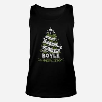 Boyle Name Shirt, Boyle Funny Name, Boyle Family Name Gifts T Shirt Unisex Tank Top - Seseable