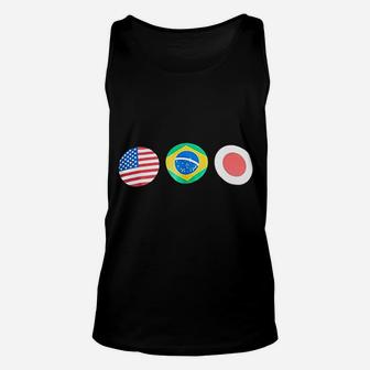 Brazilian Jiujitsu Heritage Brazil Japan Usa Unisex Tank Top - Seseable