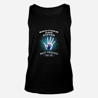 Brother And Sister Best Friends For Life Unisex Tank Top - Seseable