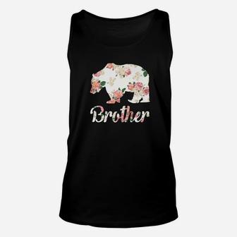 Brother Bear Floral Family Christmas Matching Gift Unisex Tank Top - Seseable
