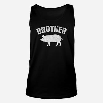 Brother Pig Matching Pig Family Unisex Tank Top - Seseable