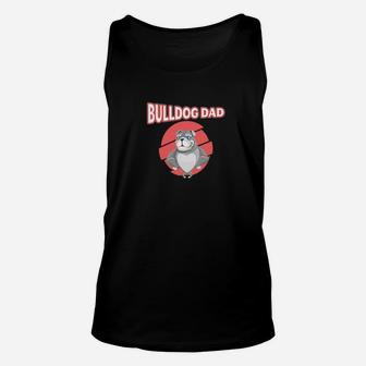 Bulldog Dad Funny Work Out Motivation Premium Unisex Tank Top - Seseable