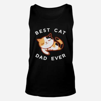 Calico Cat Dad Best Kitty Father Ever Unisex Tank Top - Seseable