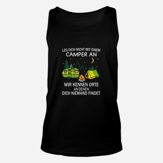 Camping Dich Niemand Findet TankTop - Seseable