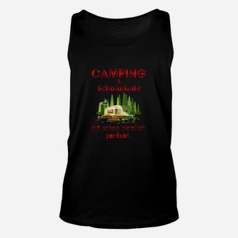 Camping Schokoladenseite Herren Unisex TankTop, Natur und Spruch Motiv - Seseable