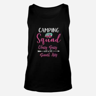 Camping Squad Funny Matching Family Girls Camping Trip Unisex Tank Top - Seseable