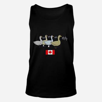 Canadian Goose Eh With Canadian Flag Gift Canada Travel Unisex Tank Top - Seseable