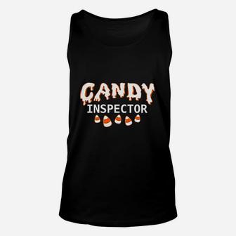 Candy Inspector Halloween Unisex Tank Top - Seseable