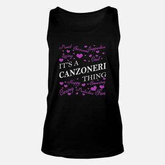 Canzoneri Shirts - It's A Canzoneri Thing Name Shirts Unisex Tank Top - Seseable