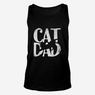 Cat Dad Men Fathers Day Christmas Birthday Best Ever Funny Unisex Tank Top - Seseable