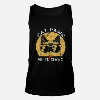 Cat Paws And White Claws Vintage Unisex Tank Top - Seseable