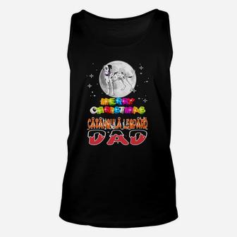 Catahoula Leopard Dad,catahoula Leopard Ugly Christmas Sweater,catahoula Leopard Christmas Eve,catahoula Leopard Noel,catahoula Leopard Merry Christmas Unisex Tank Top - Seseable